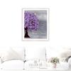 25 Year Anniversary Gift, Silver Anniversary, Traditional Gift, Personalized Gift For Couple, Purple, Custom Art Print on Paper, Canvas or Metal #1489 view 3