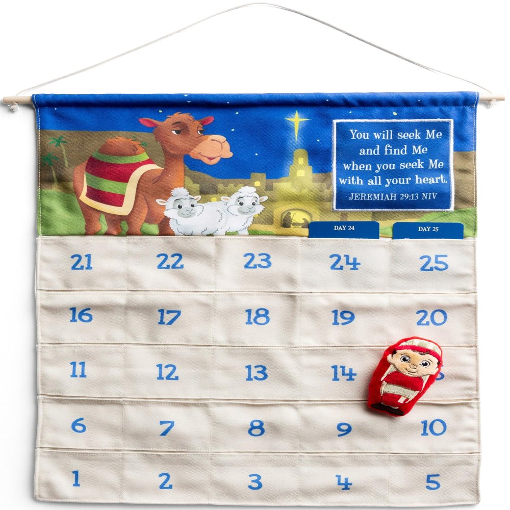 DaySpring - The Shepherd on the Search - Hanging Christmas Advent Calendar (J2083)