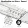 MYOYAY Wall Mounted Ironing Board 12 x 37 Inch Space-Saving 180 Swive Fold Away Ironing Board with Heat Resistant Cover for Home House Held Laundry with ManualWhite view 4