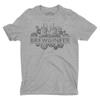 Brewgineer Craft Beer Brewer Graphic Tee T-Shirt Heather Grey view 1