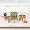 Sumeet Stainless Steel Tope/patila/cookware, 370, 550, 800, 1100ml, 4 Piece (Steel) view 2