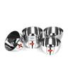 Sumeet Stainless Steel SoLid Apple Bowl - 300ml, 6 Pc view 1