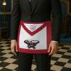 22nd Degree Scottish Rite Masonic Apron - [Red & White] view 4