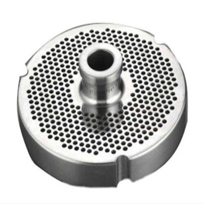 #52 Meat Grinder Plates with Hubs - Cozzini Cutlery Imports - Choose Your Size (9/64 in. - 3.5mm - Fine/Medium Burger Grind)