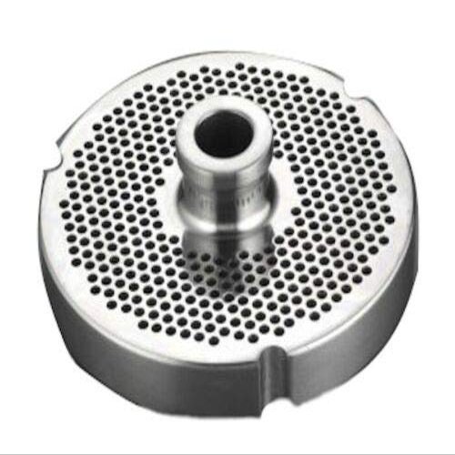 #52 Meat Grinder Plates with Hubs - Cozzini Cutlery Imports - Choose Your Size (9/64 in. - 3.5mm - Fine/Medium Burger Grind)