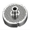 #52 Meat Grinder Plates with Hubs - Cozzini Cutlery Imports - Choose Your Size (9/64 in. - 3.5mm - Fine/Medium Burger Grind) view 1