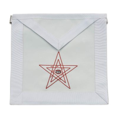 28th Degree Scottish Rite Masonic Apron - [White]