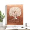 7 Year Anniversary Gift, Love Poem, Sheet Music, Our Song, Faux Copper, Personalized Gift For Couple, Custom Art Print on Paper, Canvas or Metal #1332 view 1