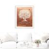 7 Year Anniversary Gift, Love Poem, Sheet Music, Our Song, Faux Copper, Personalized Gift For Couple, Custom Art Print on Paper, Canvas or Metal #1332 view 3