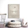 10 Year Anniversary Gift, Gift for Wife, Corinthians 13:13, Tree with Roots, Wedding Anniversary, From Husband Custom Art Print on Paper, Canvas or Metal #1123 view 2