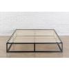 Fast Furnishings Twin Size 10-inch Low Profile Modern Metal Platform Bed Frame with Wooden Slats view 3