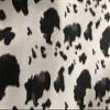 Cow Print Poly Cotton Fabric 65% Cotton & 35% Polyester | 60 Inches Wide Fabric | Perfect for Wedding Decorations, Tablecloth, Runners and Curtain Panels (Black, 5 Yards) view 2