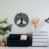 Badger Steel USA - Tree of Life - Metal Wall Art - 18" X 18" - Black view 4