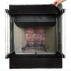 Magnetic Vent Cover for Fireplace, Draft Stoppers, Black Magnet Sheets for Fireplace Vents - Black 2 PCs Each 4.75" x 37" Thickness: 30 mils - Insulation and Draft Protection Keep Cold Air Out view 2