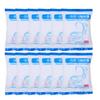 50pcs Disposable Toilet Seat Cover Non-Woven Thick Toilet Cushion for Travel Hotel Office Use Portable Individual Packaging White view 1