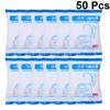 50pcs Disposable Toilet Seat Cover Non-Woven Thick Toilet Cushion for Travel Hotel Office Use Portable Individual Packaging White view 4