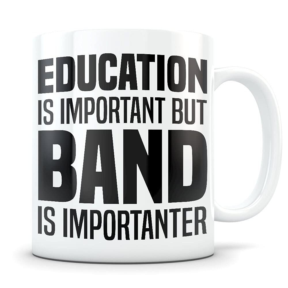 Band gift, band mug, music class mug, music class gift, music teacher gift, band teacher gift, band teacher mug, music band, importanter