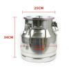 20L/5.25Gal Milk Cans-Stainless Steel Milk Transport Barrels Pail Milk Bucket Jug Oil Barrel Wine Barrel Canister Silicone Seal Barrels view 3