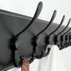 SKOLOO Rustic Large Wall Mounted Coat Rack-38.6" Long Coat Rack for Wall, Pine Solid Wood Coat Rack Hook, Farmhouse Coat Hanger Wall Mount for Hanging Jacket Coat Hat, Pack of 2 view 3