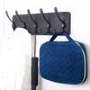 SKOLOO Coat Rack Wall Mounted - Pack of 2, Wooden, Heavy Duty, Rustic Coat Hooks for Wall, 16'' Hole to Hole, Wall Coat Rack with 5 Triple Hooks for Hanging Clothes, Jacket, Hat(Black) view 3