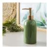 400ML Soap Dispenser Multicolor Ceramic Emulsion Dispensing Bottle Hotel Club Bathroom Hand Shower Gel Shampoo Lotion Bottle (Color : Green, Size : 400ml) view 1