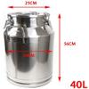 40L/10.5Gal Milk Cans-Stainless Steel Milk Transport Barrels Pail Milk Bucket Jug Oil Barrel Wine Barrel Canister Silicone Seal Barrels view 2