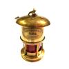 7" Nautical Antique Brown Brass Red/Green Minor Oil Lamp Ship Boat Lantern Home Decorative Set of 2 view 3