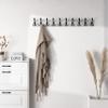 SKOLOO Rustic Large Wall Mounted Coat Rack-38.6'' Long Coat Rack for Wall, Pine Solid Wood Coat Rack Hook, Farmhouse Coat Hanger Wall Mount for Hanging Jacket Coat Hat, Pack of 2 view 2
