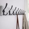 SKOLOO Rustic Large Wall Mounted Coat Rack-38.6'' Long Coat Rack for Wall, Pine Solid Wood Coat Rack Hook, Farmhouse Coat Hanger Wall Mount for Hanging Jacket Coat Hat, Pack of 2 view 4