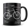 Bicycle Mug, bicycle gift, bicycle themed gift, bicycle gift idea, bicycle gift for men, bicycle coffee mug, bicycle gift for women, biking view 1