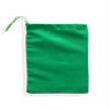 (12x16 inches) Green Cotton Bags, Reusable And Biodegradable Produce Muslin Drawstring Bags Available in Different Sizes (Pack Of 25) view 3