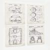 WUNDERKAMMER STUDIO - Basketball Hoop Court Ball Shoe Patent Poster Art - Basketball Wall Art - Athletic Home Dcor - Set of 4-18 x 24 Canvas view 1