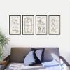 WUNDERKAMMER STUDIO - Basketball Hoop Court Ball Shoe Patent Poster Art - Basketball Wall Art - Athletic Home Dcor - Set of 4-18 x 24 Canvas view 2