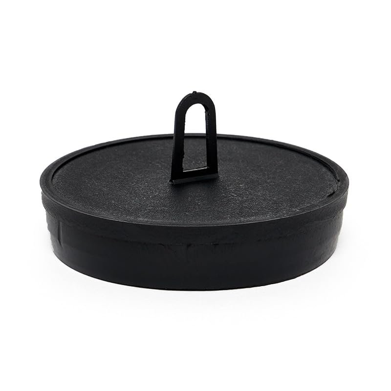 25ea - 3" Black Round Hanger Plug | Diameter - 3''