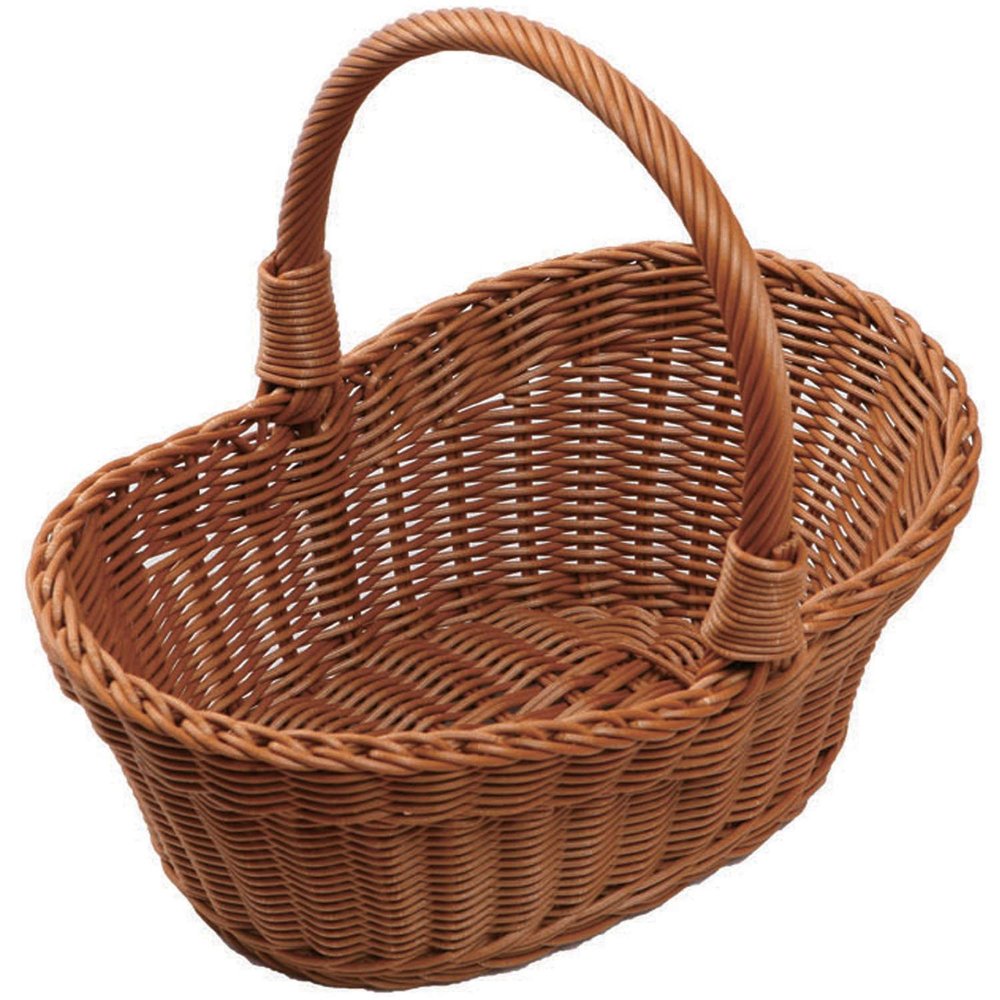 Nagao 01046130 Basket, Washable, Bread Basket, Oval Shape, 11.8 inches (30 cm)