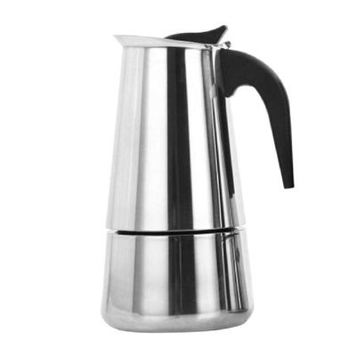 100ml/200ml/300ml/450ml Portable Espresso Coffee Maker Moka Pot Stainless Steel Coffee Brewer Kettle Pot For Pro Barista