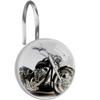 Siebzeh A Cool Motorcycle Shower Curtain Hooks Metal Decorative Resin Hooks 12PCS Anti Rust Decorative Resin Glass Stainless Steel Hooks for Bathroom Baby Room Living Room view 1