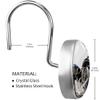 Siebzeh A Cool Motorcycle Shower Curtain Hooks Metal Decorative Resin Hooks 12PCS Anti Rust Decorative Resin Glass Stainless Steel Hooks for Bathroom Baby Room Living Room view 4