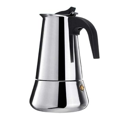 100/200/300/400ML Stainless Steel Coffee Pot Moka Coffee Maker Teapot Mocha Stovetop Tool Filter Percolator Cafetiere