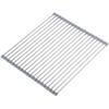 Hhyn Roll Up Dish Drying Rack Over The Sink 17.7"(L) x 15.6"(W), Multipurpose Foldable Stainless Steel Kitchen Rollable Drainer Rack, Gray view 1
