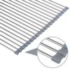Hhyn Roll Up Dish Drying Rack Over The Sink 17.7"(L) x 15.6"(W), Multipurpose Foldable Stainless Steel Kitchen Rollable Drainer Rack, Gray view 4