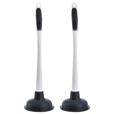 Amazon Basics Sturdy Sink Plungers with Strong Suction, 2-Pack