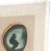 Green Geode in Shadow Box Framed Wall Art Decor 16" x 16" view 2