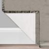 Eclipse Absolute Zero Harper Velvet Blackout Thermal Insulated Rod Pocket Curtains for Bedroom, Single Panel, 50" x 63", Charcoal view 3