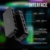 EZDIY-FAB 10-Port PWM Fan Hub, 4-Pin & 3-Pin Fan Splitter for PC Fans view 3