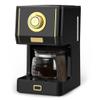 Amaste Coffee Maker, 25 Oz Drip Retro Style Coffee Machine with Glass Coffee Pot with Reusable Coffee Filter & Three Brewing Modes, Warming Plate, CM 1003AE-Black view 1