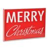 18.5" Red and White "MERRY Christmas" Wall Sign view 1