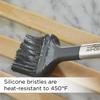 All-Clad Specialty Silicone Kitchen Gadgets Pastry Brush Kitchen Tools, Kitchen Hacks Silver view 4
