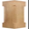 Highland Manor Wood Products Modern Square Celoron Dining Table Leg 29" Tall x 3 1/2" Wide (Oak) (1 Leg) view 1