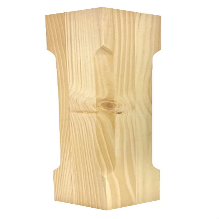 Highland Manor Wood Products Modern Square Celoron Dining Table Leg 29" Tall x 3 1/2" Wide (Pine) (1 Leg)